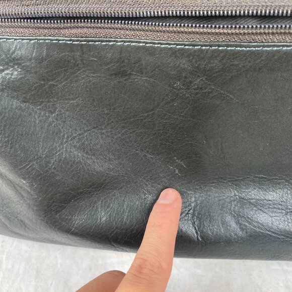 Great American 100% LeatherExterior  Black Crossbody Purse Shoulder Bag - Picture 7 of 15